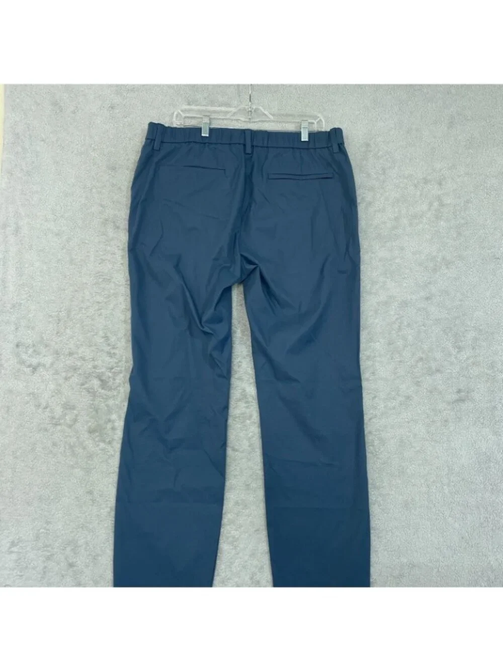 NWOT Banana Republic Commuter Tech Pants Men's 38x34 Navy Blue Flat Front